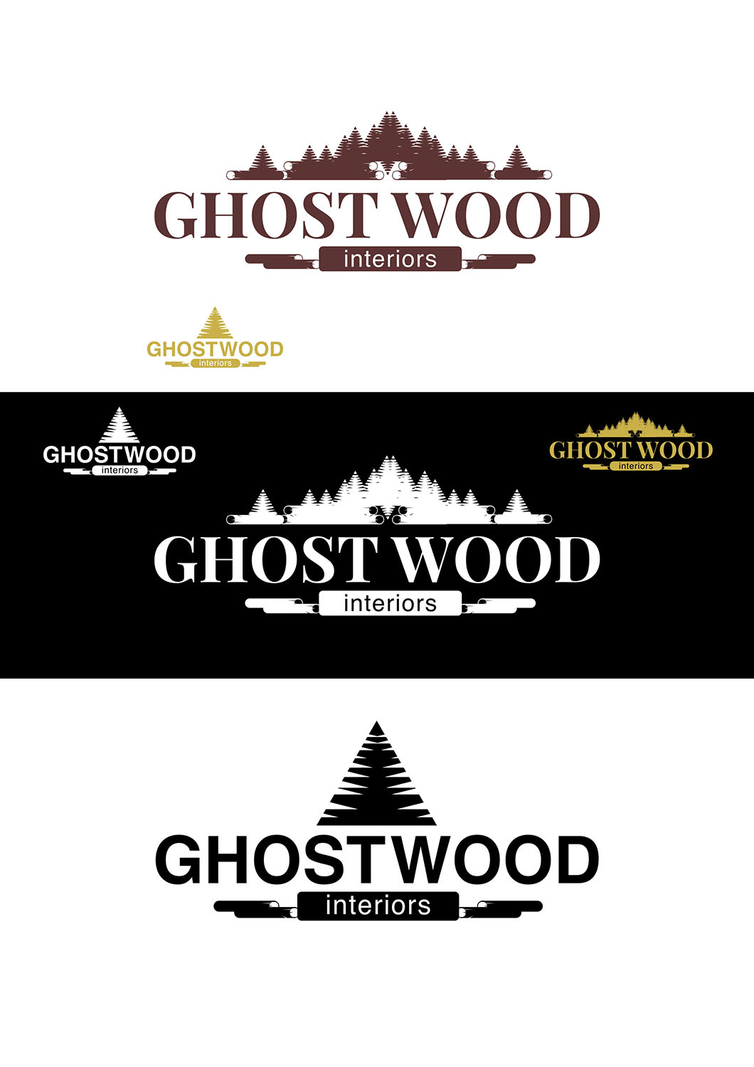 Logo Design by dennis1982sorin for Ghostwood Interiors | Design #9502930