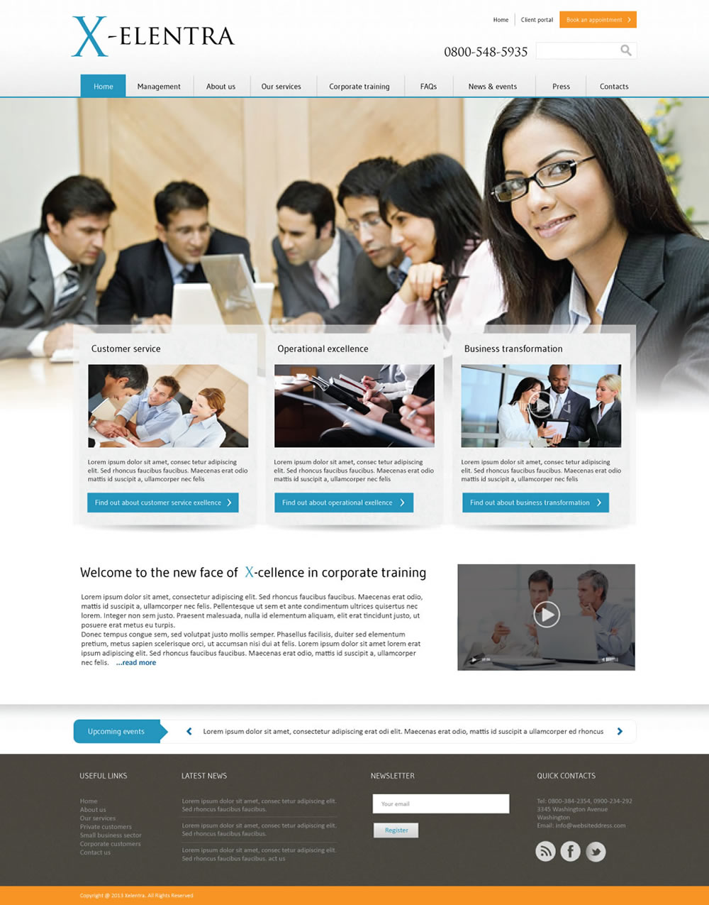 Web Design by Intricate for Xelentra | Design #2094773