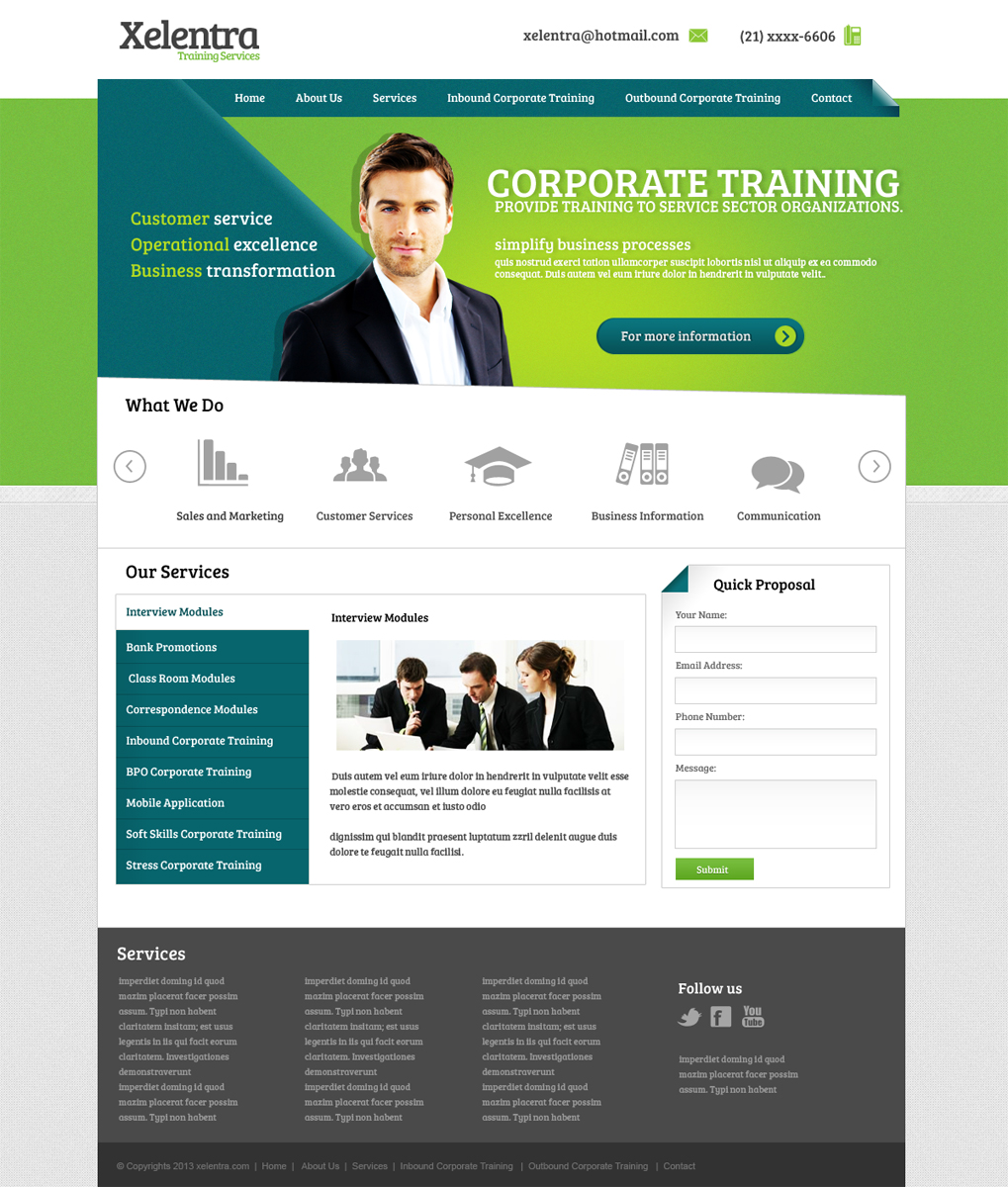 Diseño Web por designcruze para Xelentra | Diseño #2071840