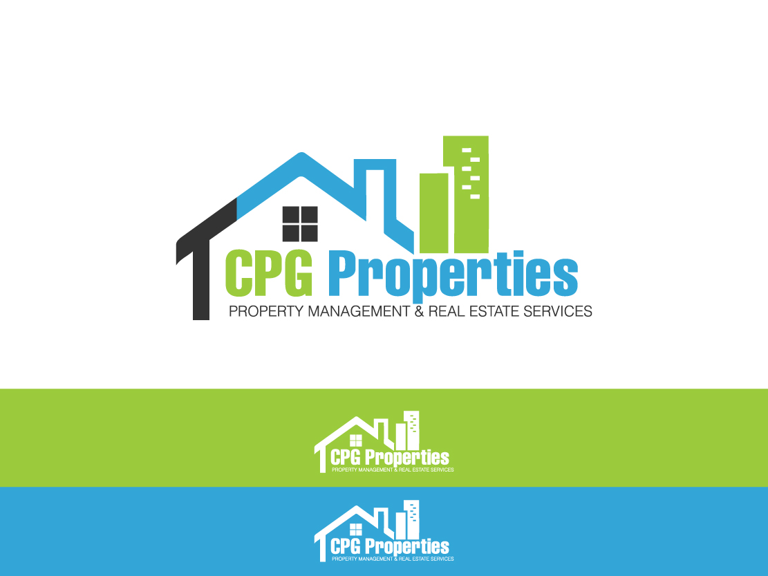 Bold, Modern, Real Estate Logo Design for "CPG Properties" with tagline