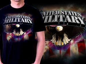 U.S. Military t-sirt company needs a t-shirt redesign