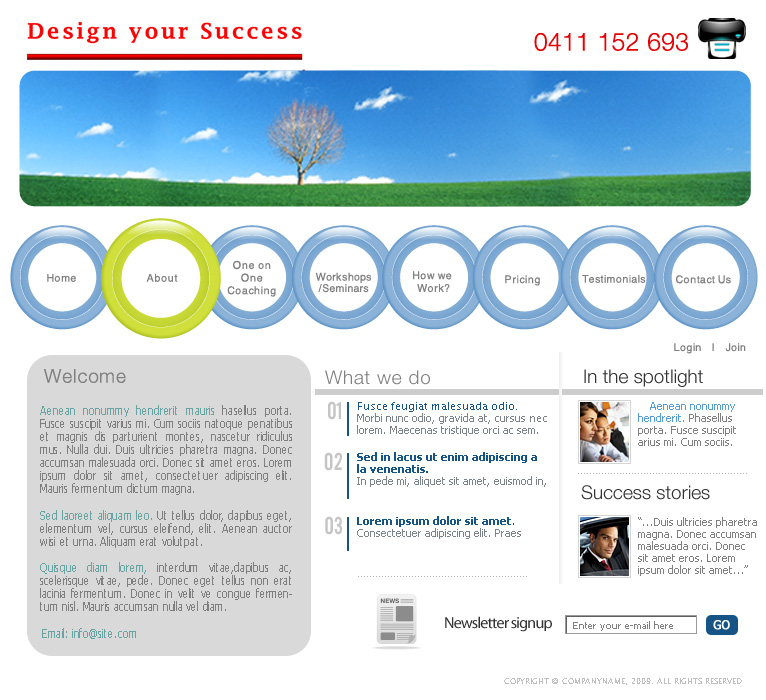 Web Design par Urban Ad pour VERVE Online | Design #15981