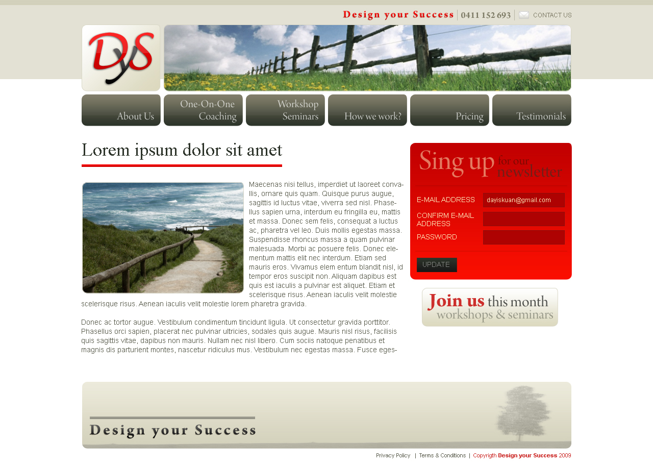 Web Design by Dayiskuan for VERVE Online | Design #16033
