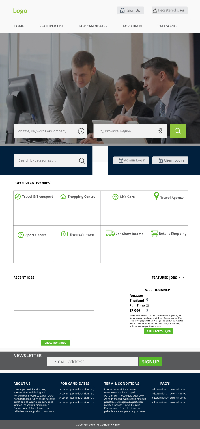 Web Design by Chaitanya S. for this project | Design: #9235610