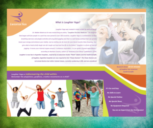 Flyer Design by Agnes Bak for Laughter Yoga Fun | Design: #9265798