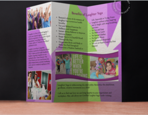 Laughter Yoga Fun 3 fold Brochure | Design de Flyer par citygirl17