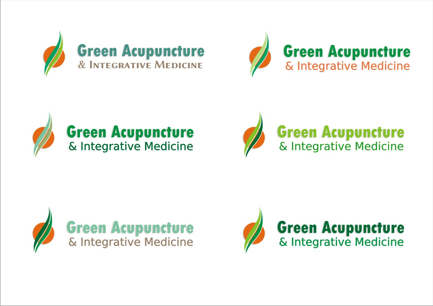 Diseño de Logo por Fusion Creatives para Green Acupuncture & Integrative Medicine | Diseño #2092361