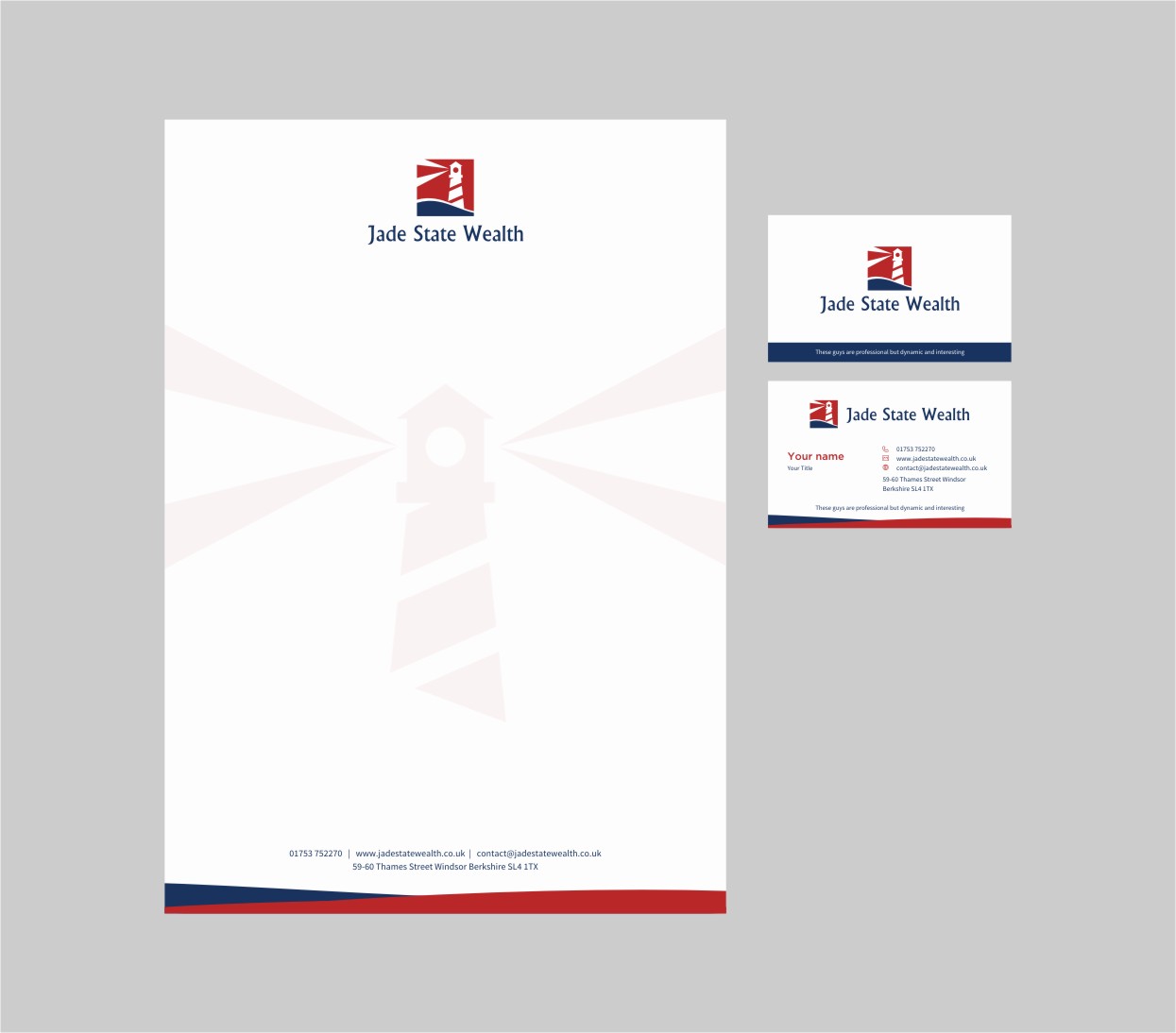 Stationery Design by INDIAN_Ashok for Jade State Wealth Limited | Design #9208869