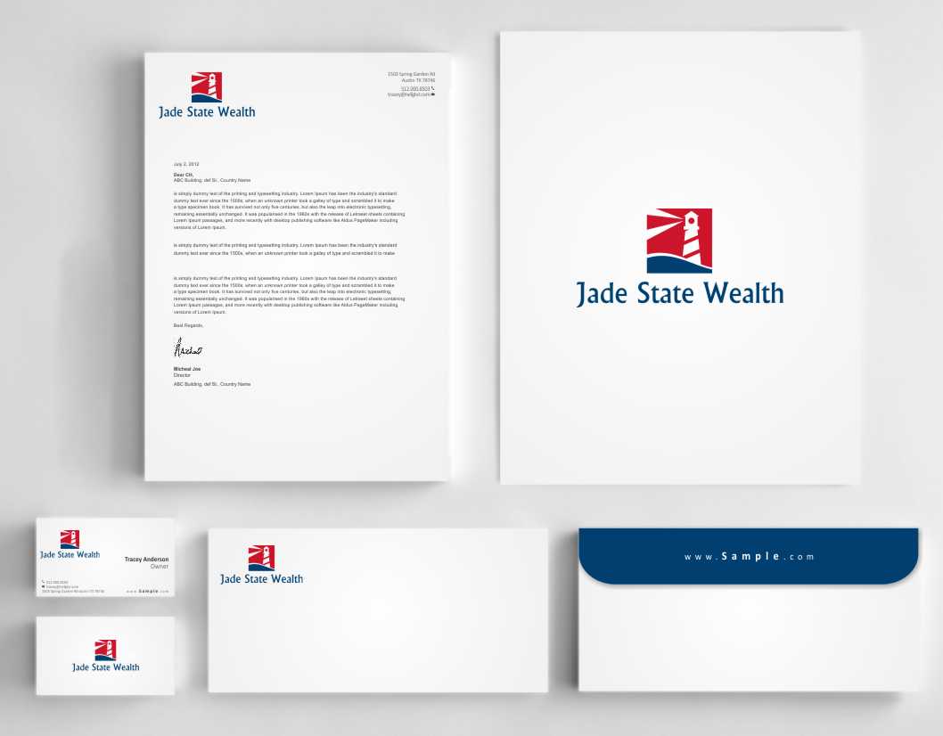 Stationery Design by szabist for Jade State Wealth Limited | Design #9216703