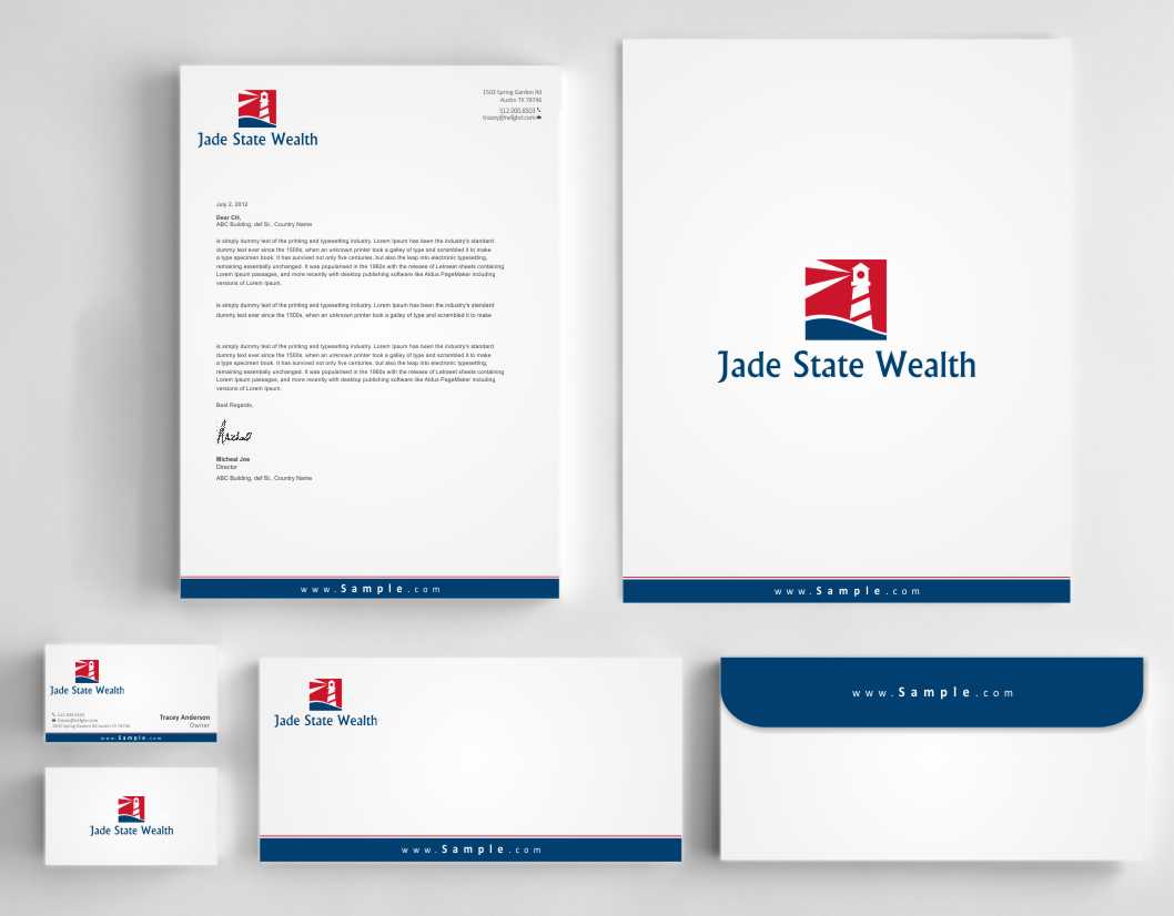 Stationery Design by szabist for Jade State Wealth Limited | Design #9216704