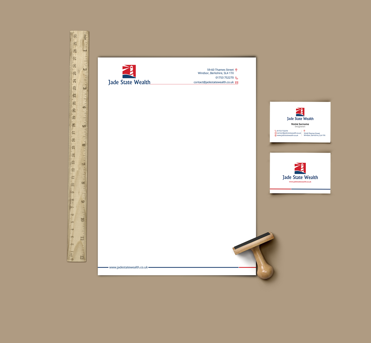 Stationery Design by MindCraft Design for Jade State Wealth Limited | Design #9238003
