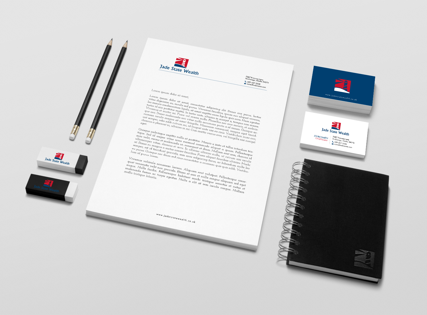 Stationery Design by chandrayaan.creative for Jade State Wealth Limited | Design #9226822