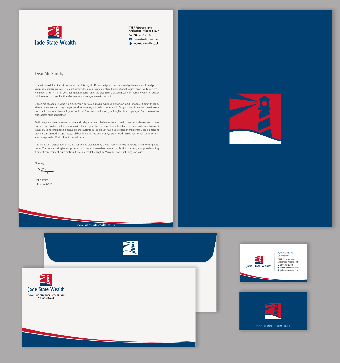 Stationery Design by chandrayaan.creative for Jade State Wealth Limited | Design #9226832