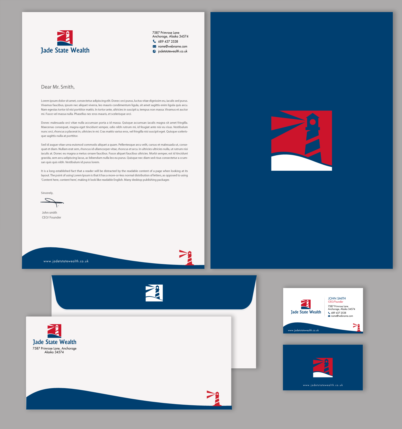 Stationery Design by chandrayaan.creative for Jade State Wealth Limited | Design #9226834