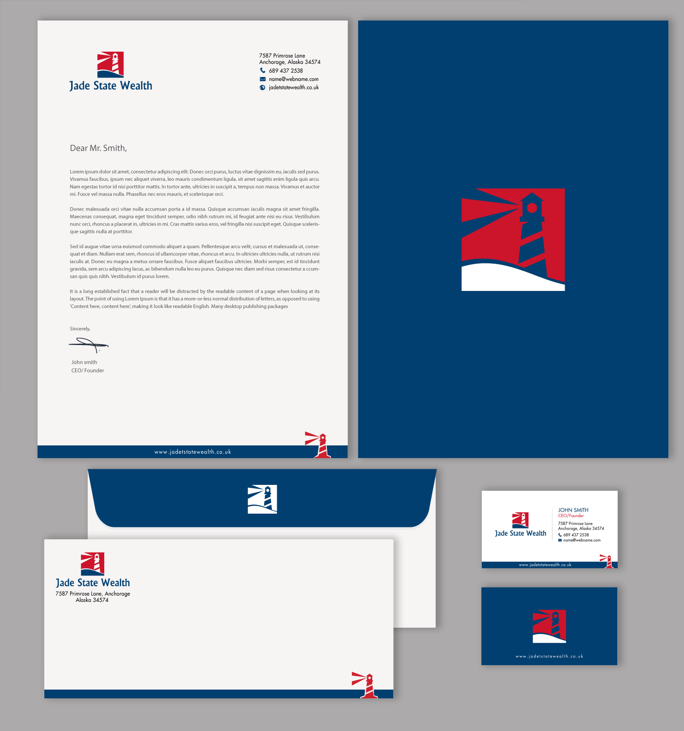 Stationery Design by chandrayaan.creative for Jade State Wealth Limited | Design #9226837