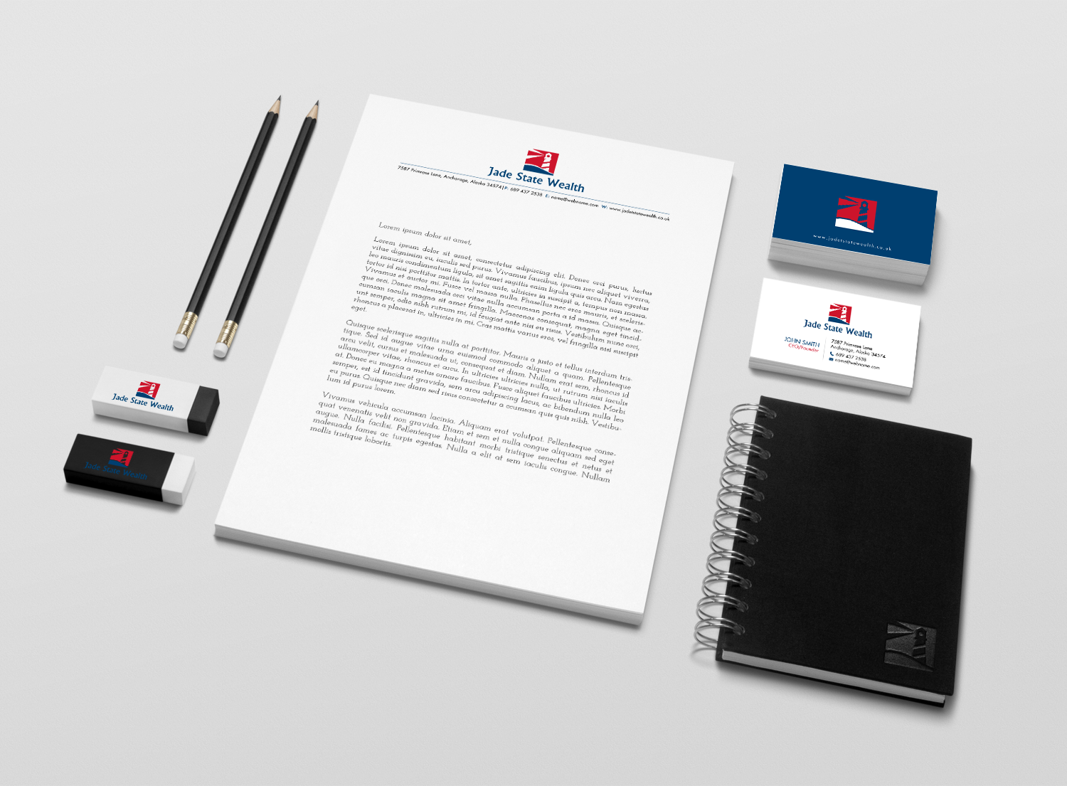 Stationery Design by chandrayaan.creative for Jade State Wealth Limited | Design #9226846