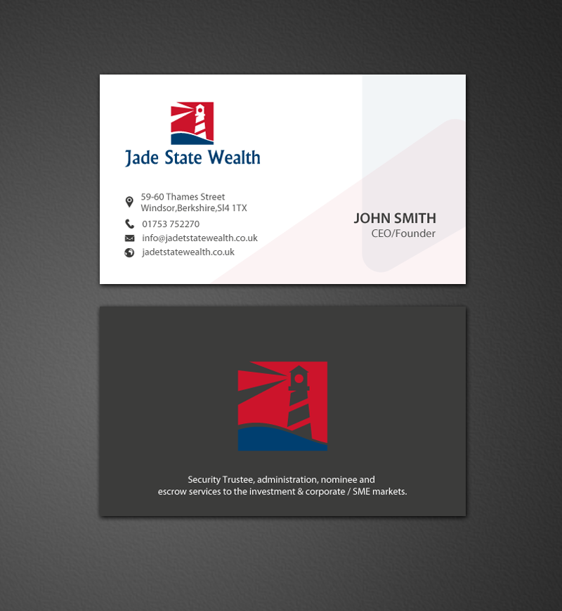 Stationery Design by chandrayaan.creative for Jade State Wealth Limited | Design #9236461