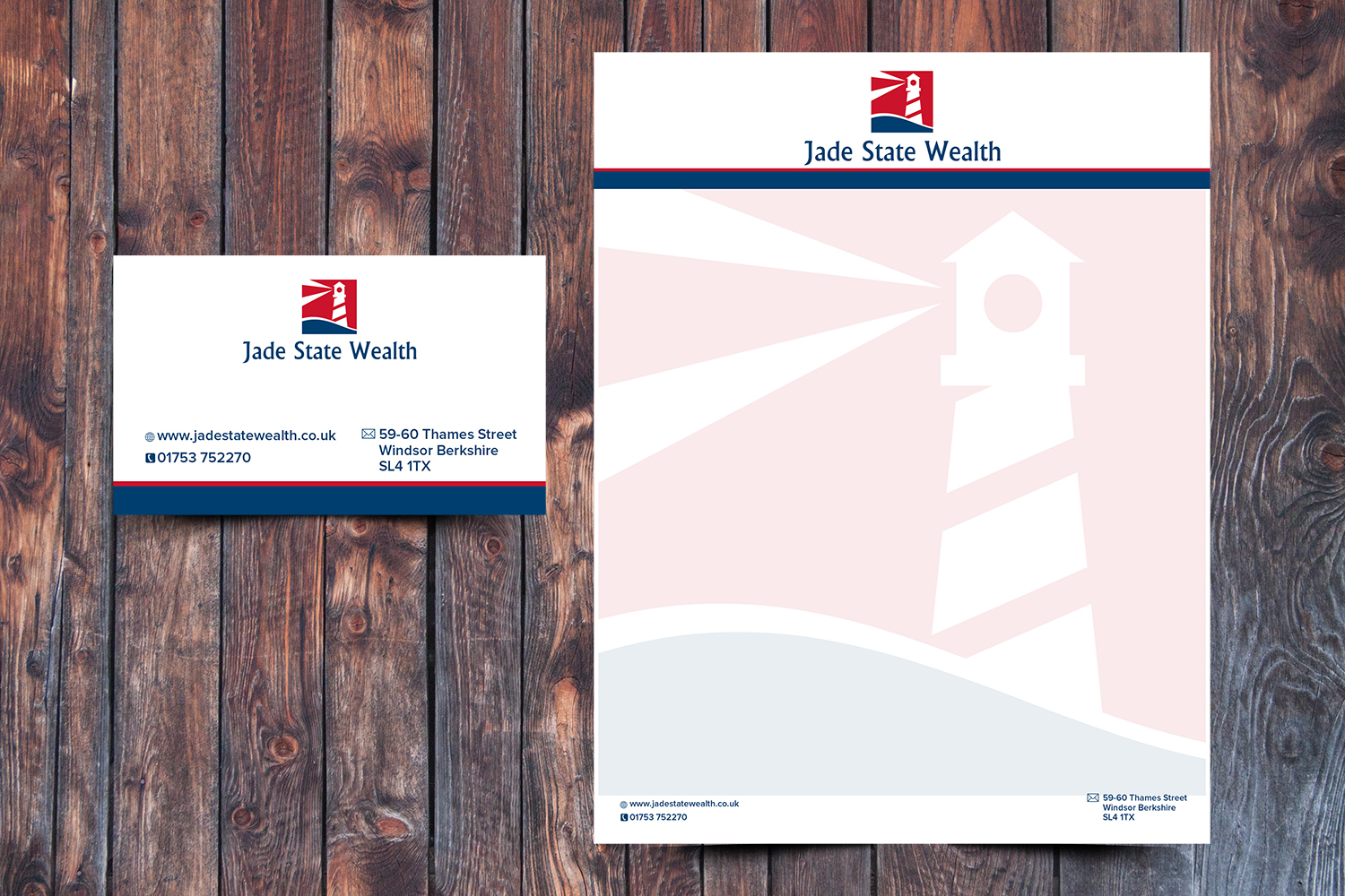 Stationery Design by Black Machine Grafx for Jade State Wealth Limited | Design #9209700