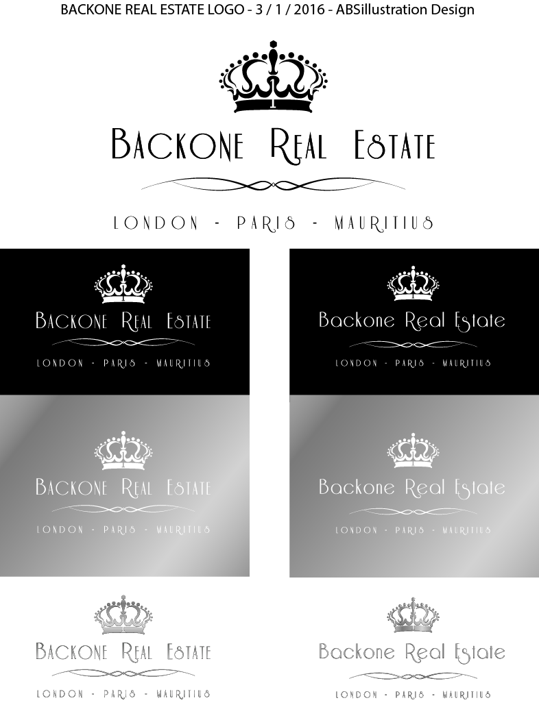Logo Design by absillustration for Backone Real Estate | Design #9314354