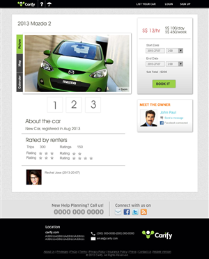 Web Design by DesignCreativity4you for this project | Design: #2128888