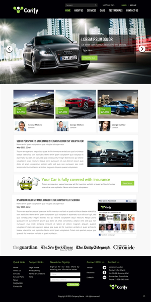 Web Design by pb for this project | Design: #2094617