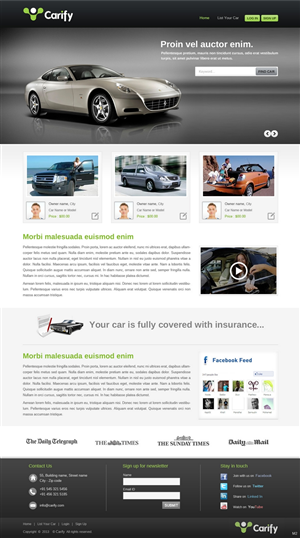 Web Design by pb for this project | Design: #2094643