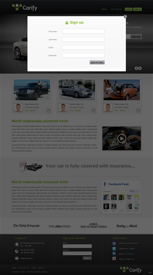 Web Design by pb for this project | Design: #2094647