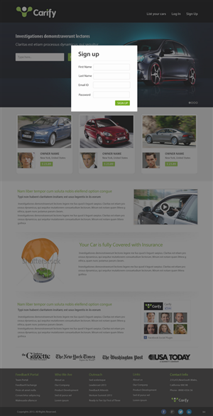 Web Design by pb for this project | Design: #2104501