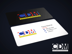 Business Card Design by Riz' for CDM Entertainment | Design #9214681