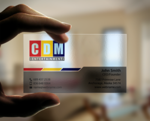 Business Card Design by chandrayaan.creative for CDM Entertainment | Design #9224022