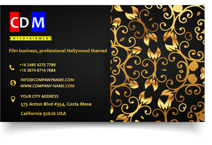 Business Card Design by Santosh153 for CDM Entertainment | Design #9219287