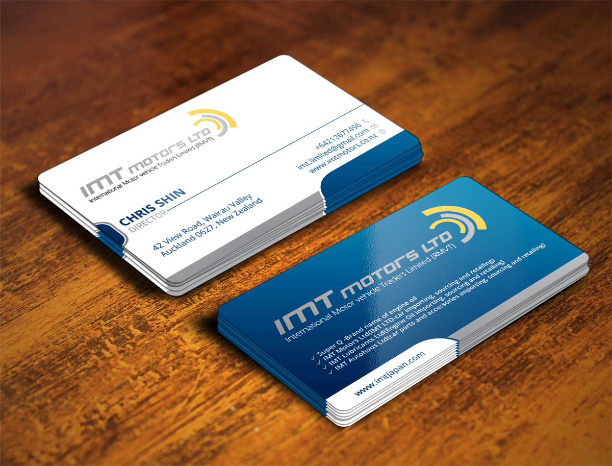 Business Card Design by Verified artistry (Design garden) for IMT Ltd | Design #9223264