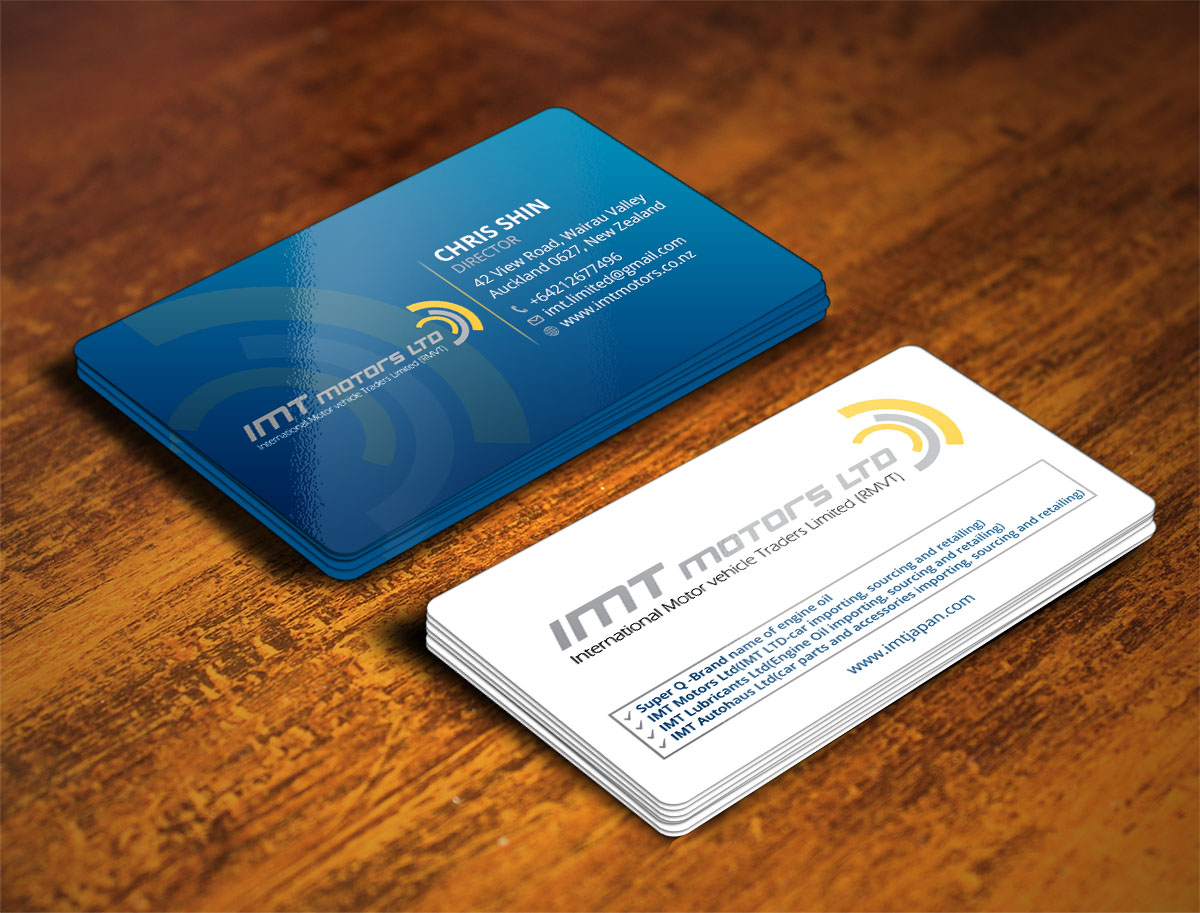 Business Card Design by Verified artistry (Design garden) for IMT Ltd | Design #9223265