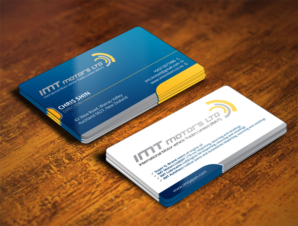 Business Card Design by Verified artistry (Design garden) for IMT Ltd | Design #9223267