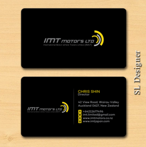 Design de Carte de Visite par SL Designer pour IMT Ltd | Design : #9220618