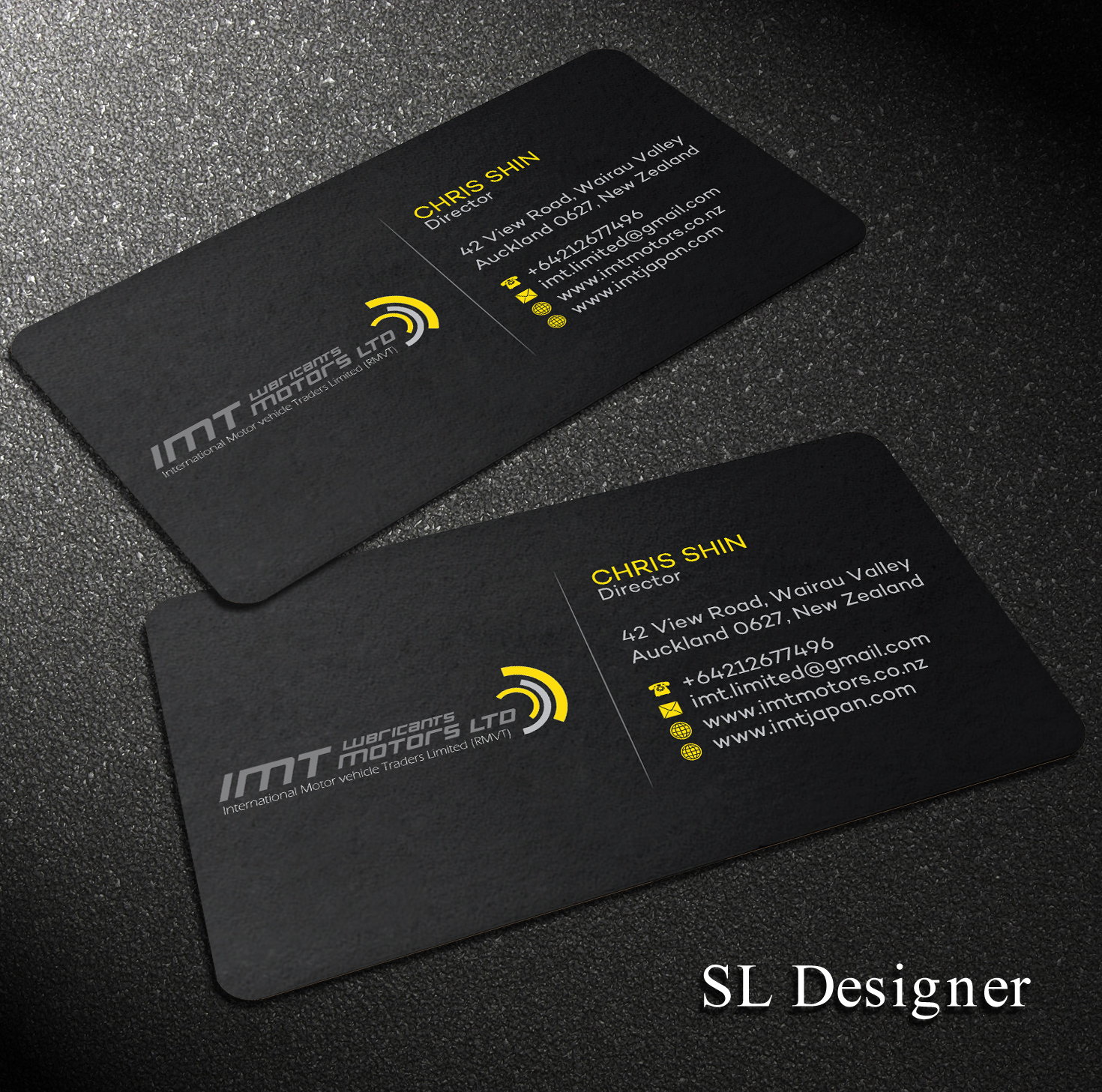 Design de Carte de Visite par SL Designer pour IMT Ltd | Design #9348319