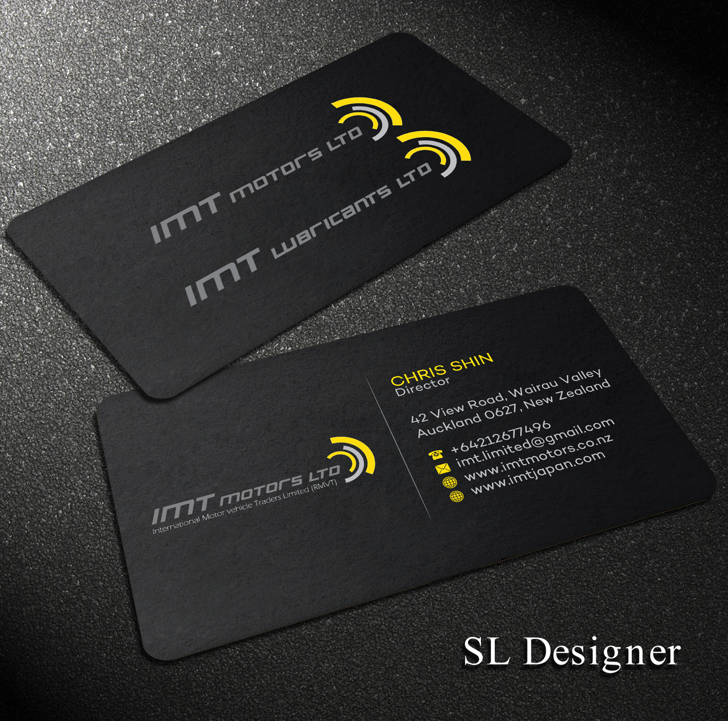 Design de Carte de Visite par SL Designer pour IMT Ltd | Design #9356271