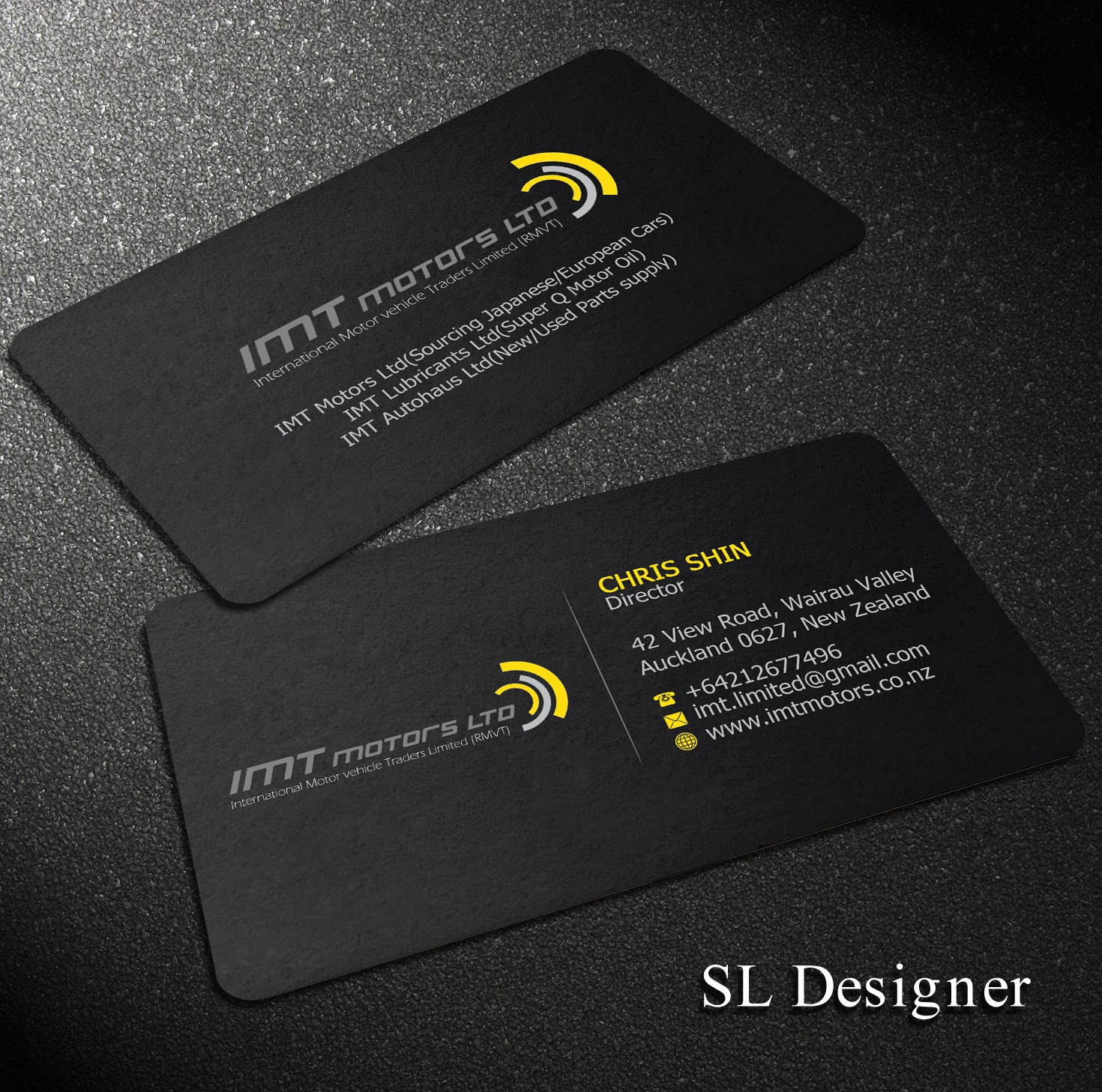 Design de Carte de Visite par SL Designer pour IMT Ltd | Design #9388143