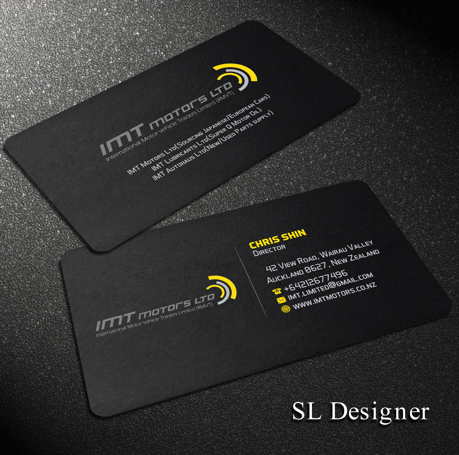 Design de Carte de Visite par SL Designer pour IMT Ltd | Design #9392112