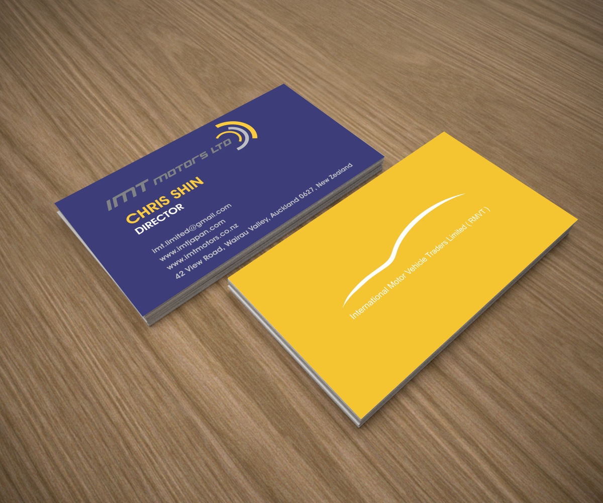 Business Card Design by matoshreedesign for IMT Ltd | Design #9266357