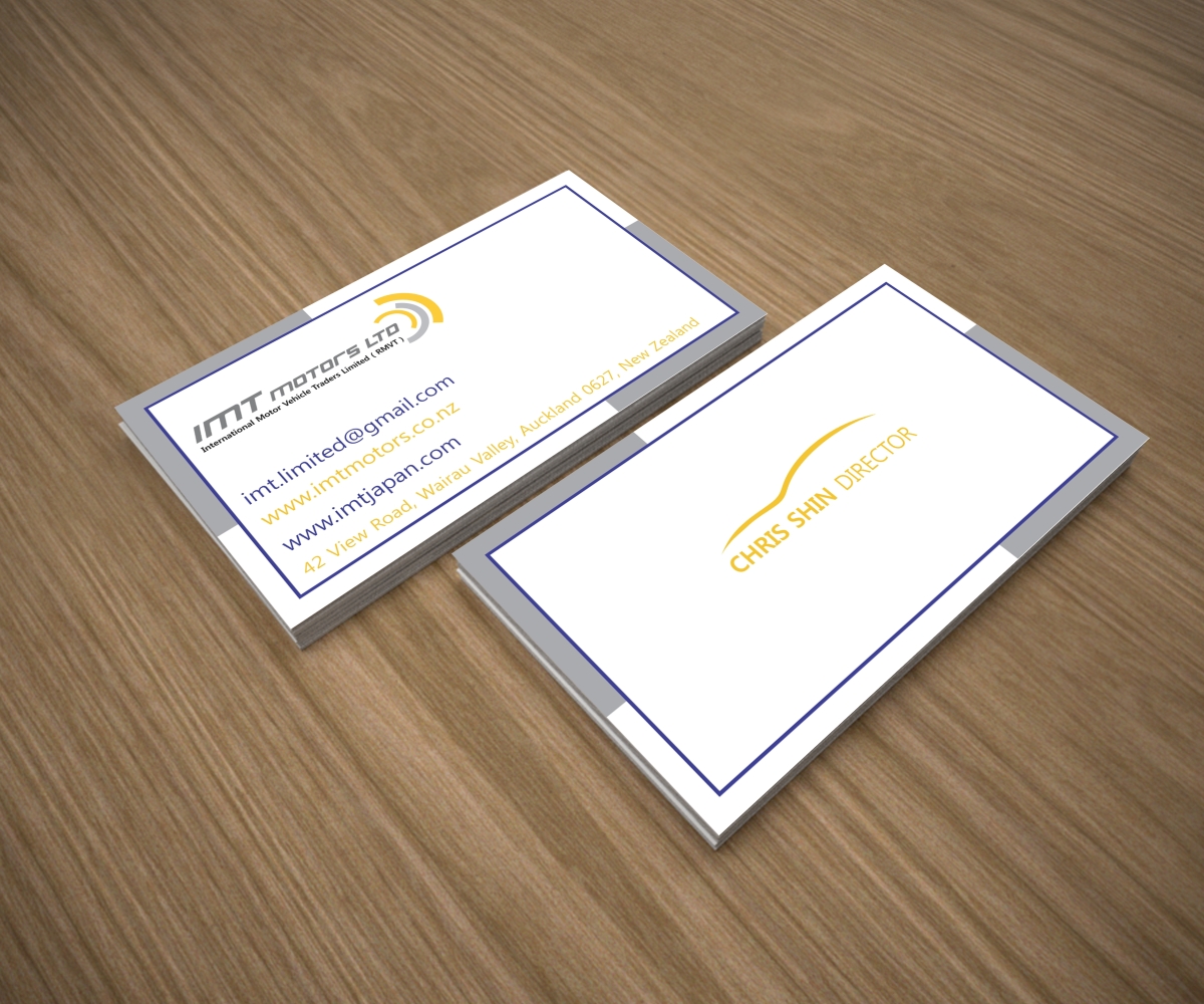 Business Card Design by matoshreedesign for IMT Ltd | Design #9266413