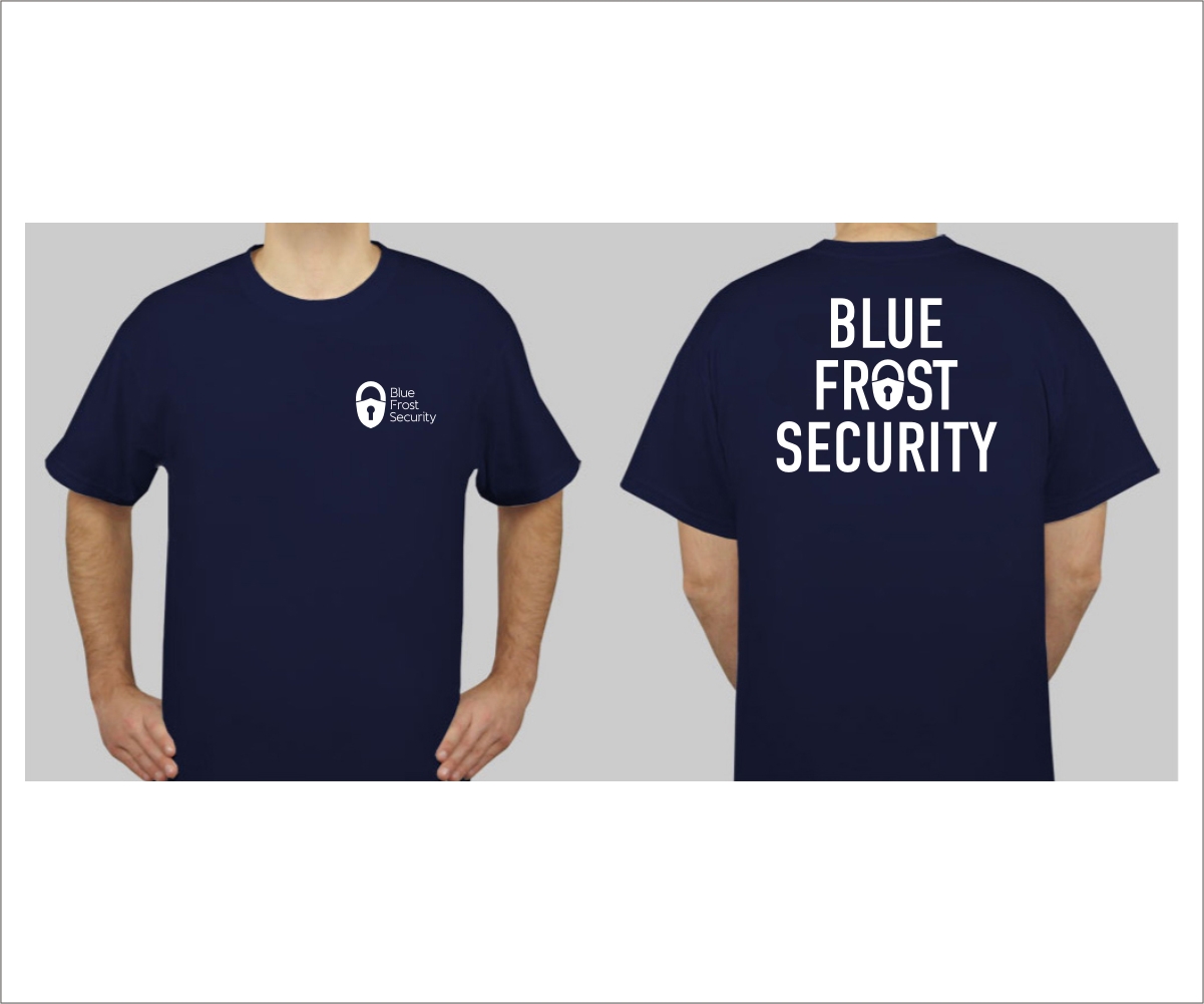 T-Shirt-Design von Rox Art Design für Blue Frost Security GmbH | Design #9265910