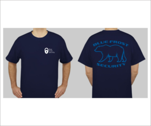 Diseño de Camiseta por Rox Art Design para Blue Frost Security GmbH | Diseño: #9293457