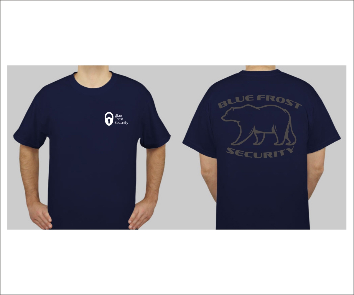 T-shirt Design by Rox Art Design for Blue Frost Security GmbH | Design #9293459