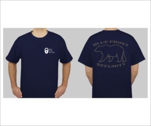Diseño de Camiseta por Rox Art Design para Blue Frost Security GmbH | Diseño: #9293459