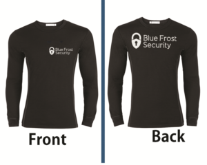 Diseño de Camiseta por Creation networks para Blue Frost Security GmbH | Diseño #9269386