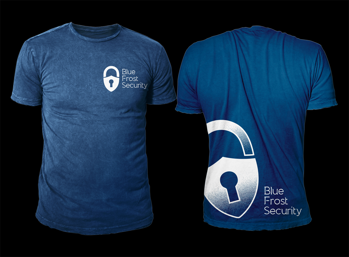 T-shirt Design by D'Mono for Blue Frost Security GmbH | Design #9313973