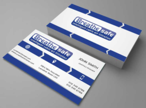 Business Card Design by AwsomeD for Breathesafe Pty Ltd | Design #9225270