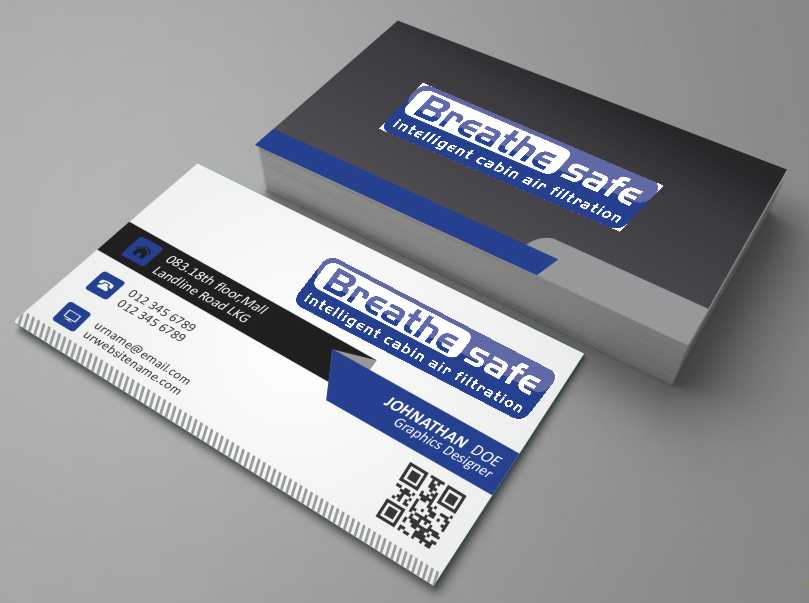 Business Card Design by AwsomeD for Breathesafe Pty Ltd | Design #9225290