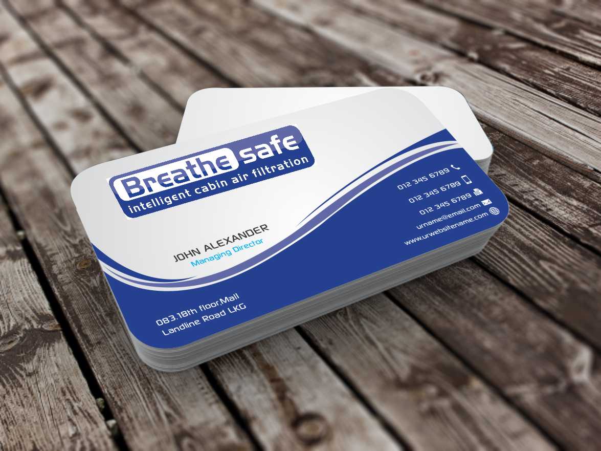 Diseño de Tarjeta de Presentación por szabist para Breathesafe Pty Ltd | Diseño #9225301